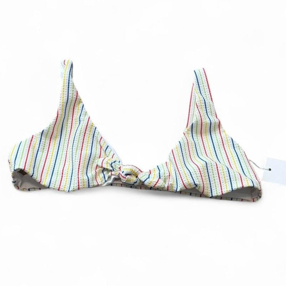 Vitamin A Colorful Striped Bikini‎ Top